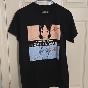Love is war tshirt size small